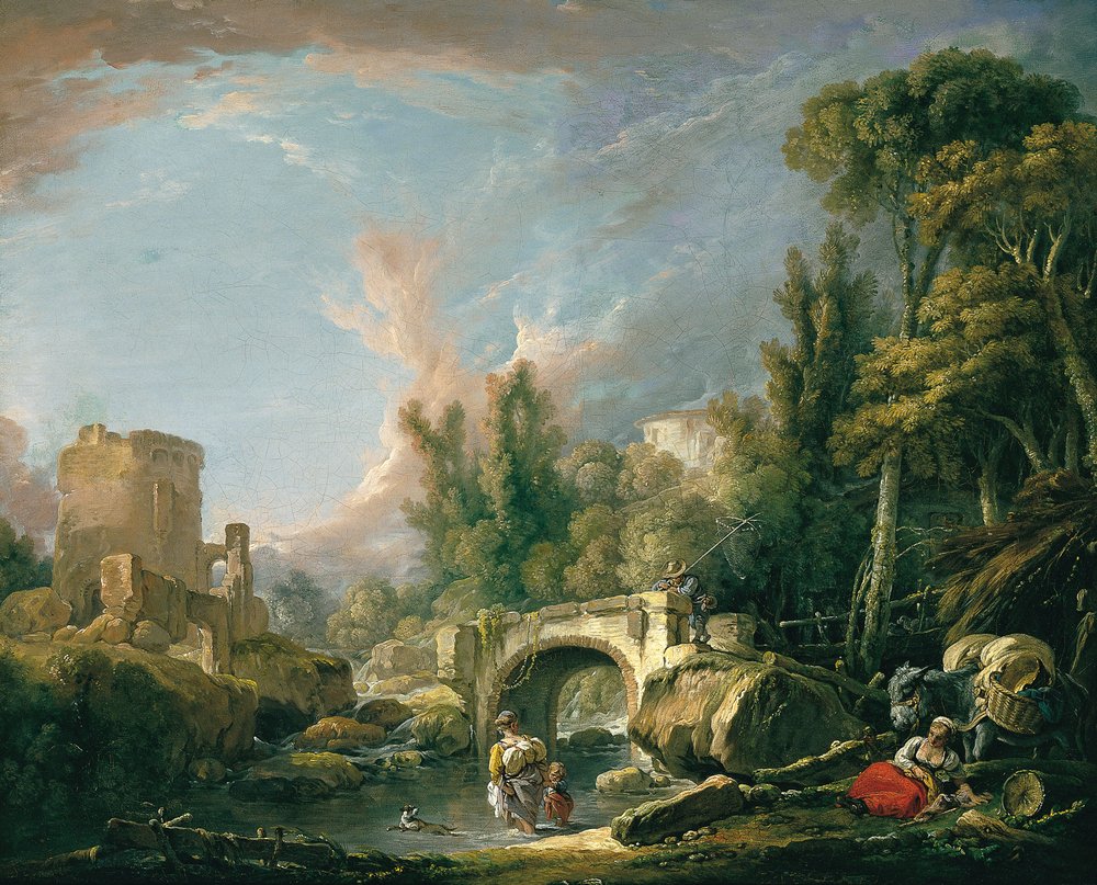 Franois Boucher - River